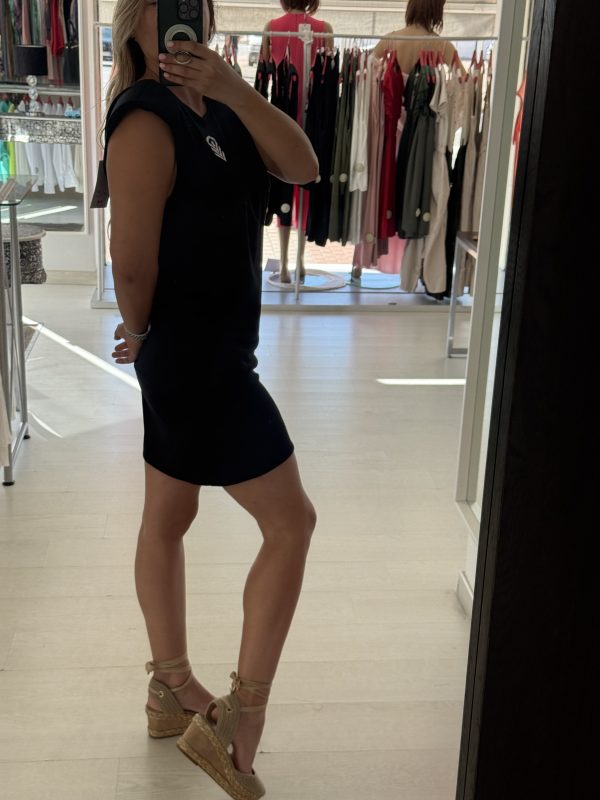 VESTIDO CORTO ESPALDETA - Imagen 3