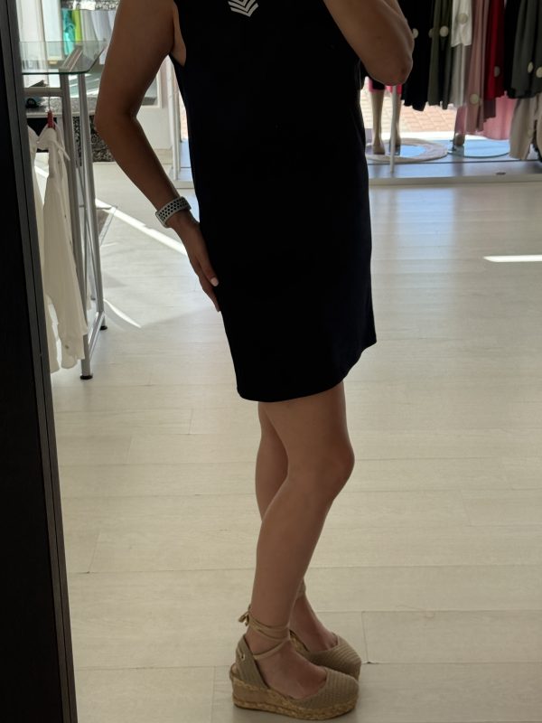 VESTIDO CORTO ESPALDETA - Imagen 4